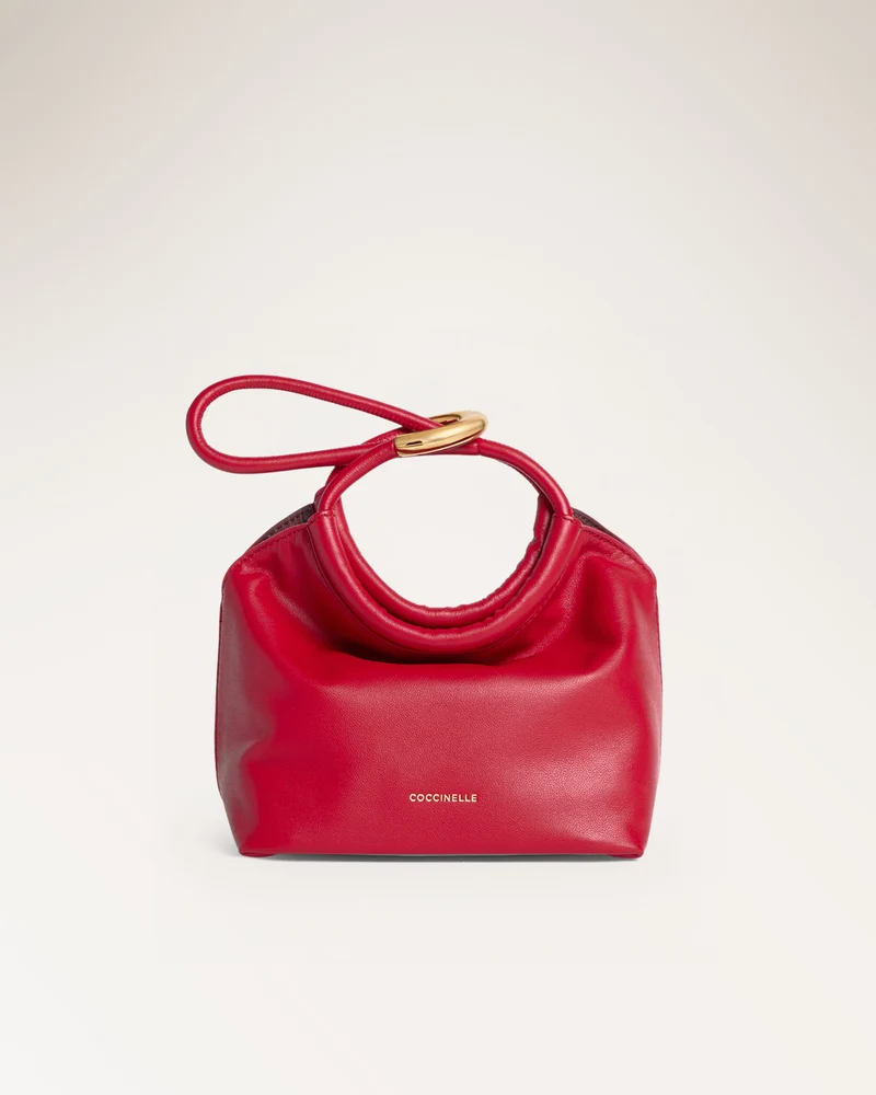 Handbag Smooth Leather Scarlet