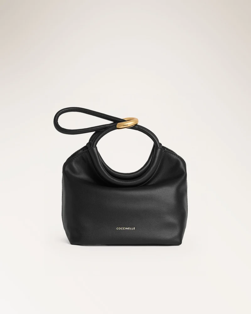 Handbag Smooth Leather Noir