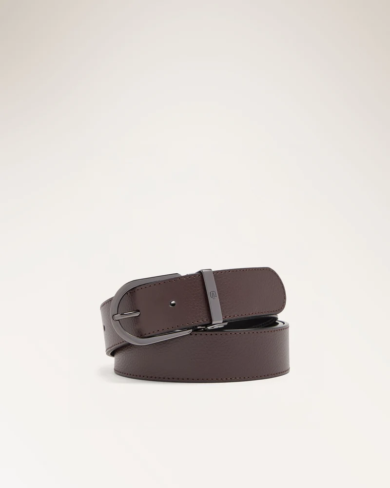 Cintura 35 Mm Reverse In Pelle