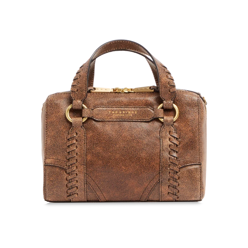 Borsa a mano in pelle con tracolla removibile