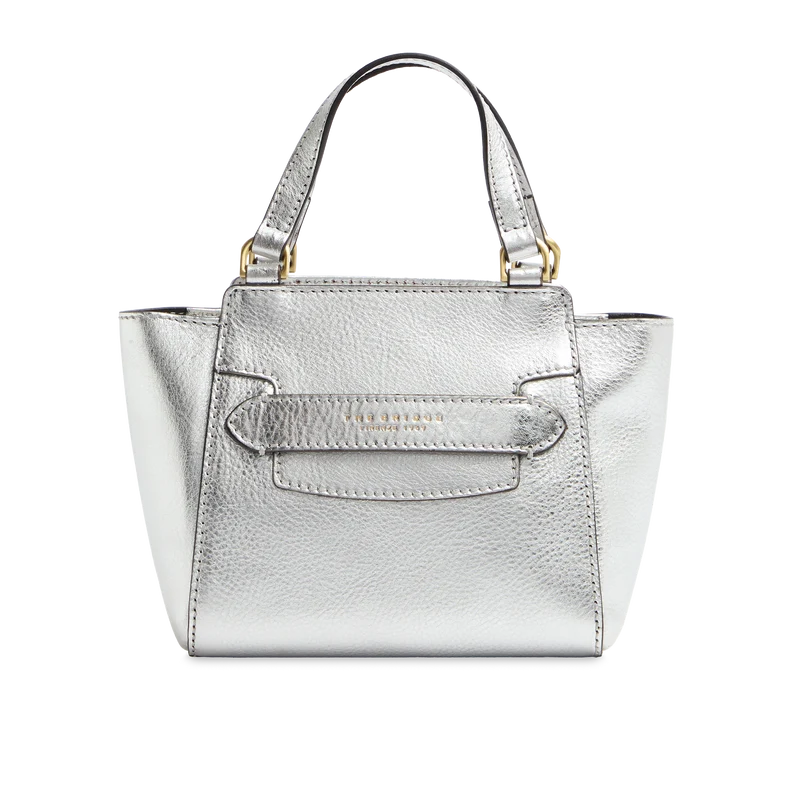 Borsa a mano in pelle con tracolla removibile