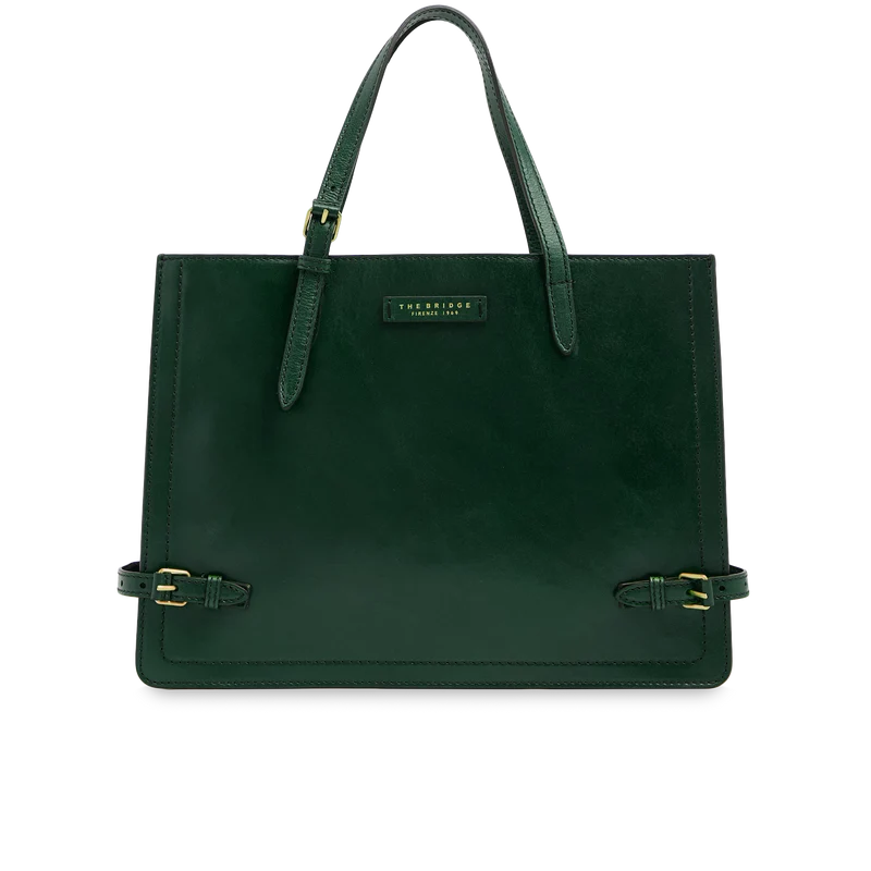Shopping bag donna in pelle con tracolla regolabile
