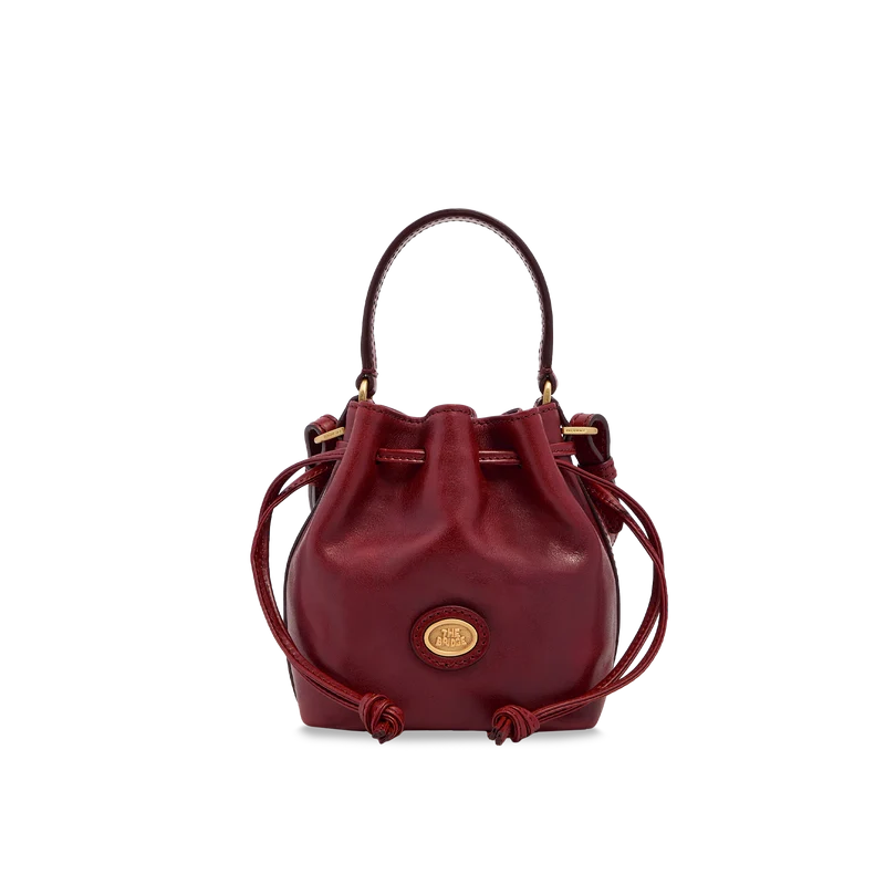 Borsa secchiello pelle con tracolla mini size