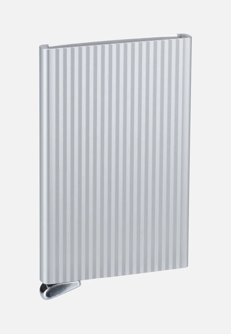 Cardprotector Fluted For Magsafe Silver+ - Card Holder