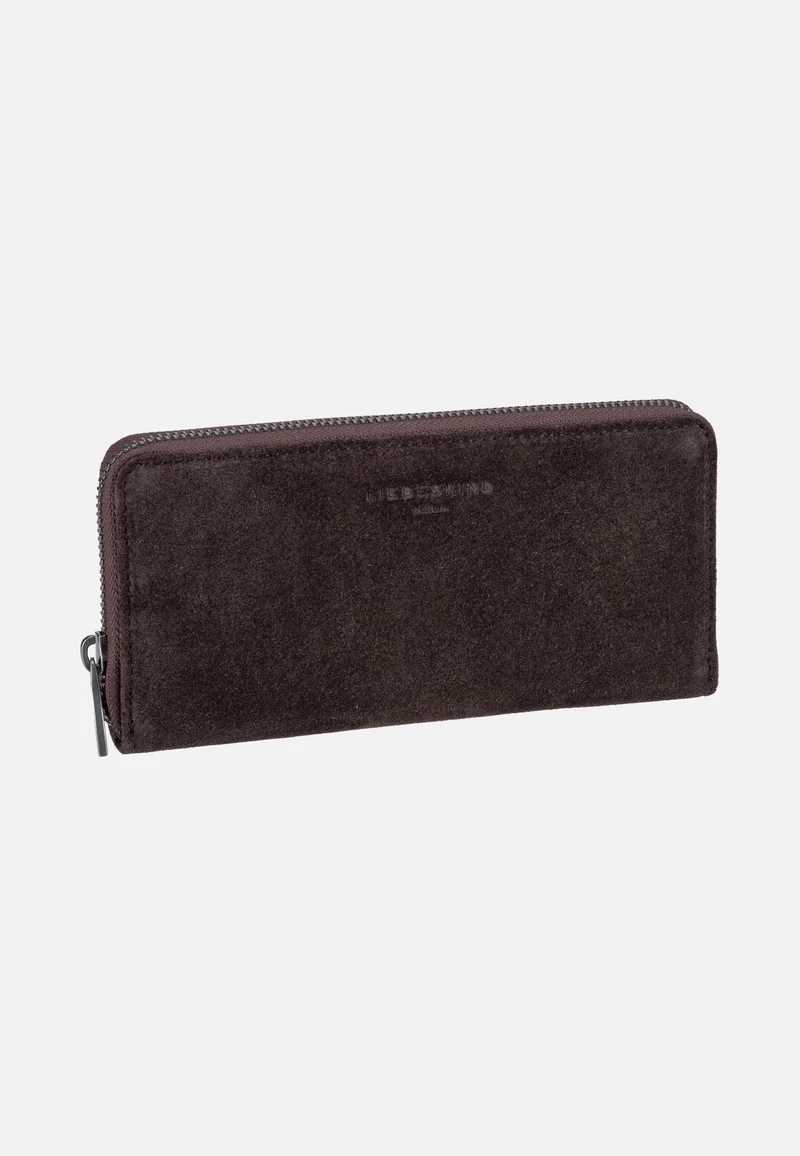 Ines L Suede Deep Soil - Wallet