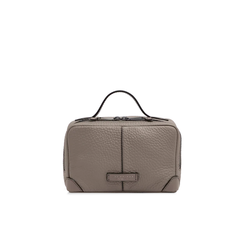 Beauty case in pelle