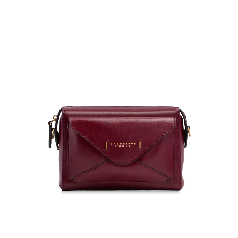 Borsa tracolla in pelle chiusa con zip