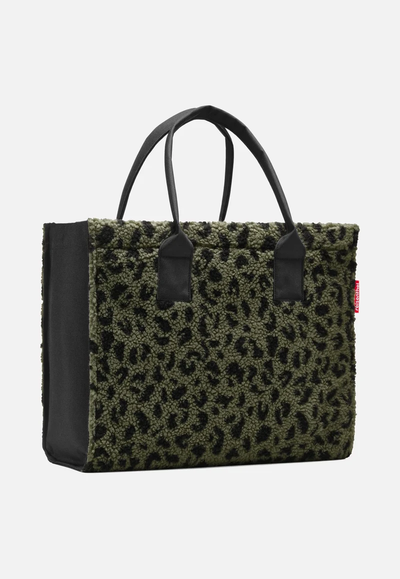 Daily Shopper Teddy Leo Olive - Tote Bag