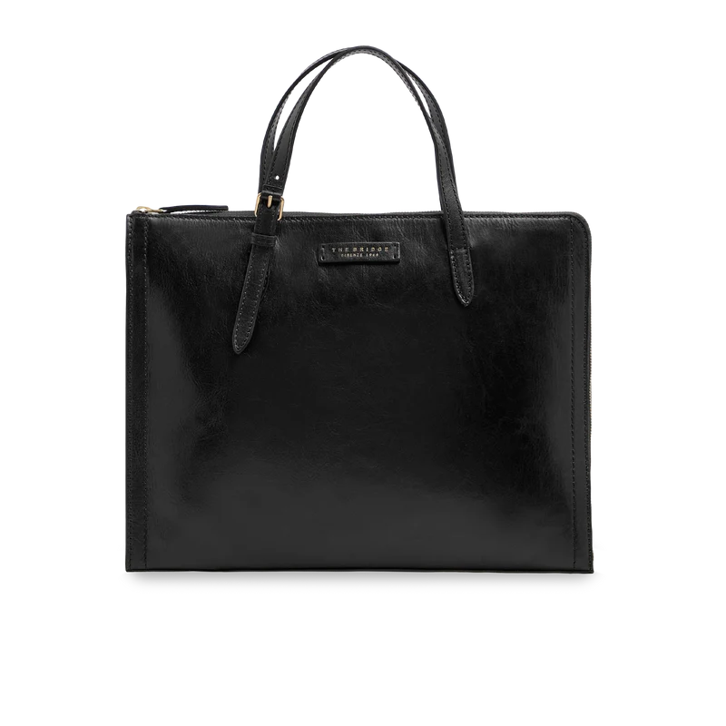Borsa in pelle porta pc da donna