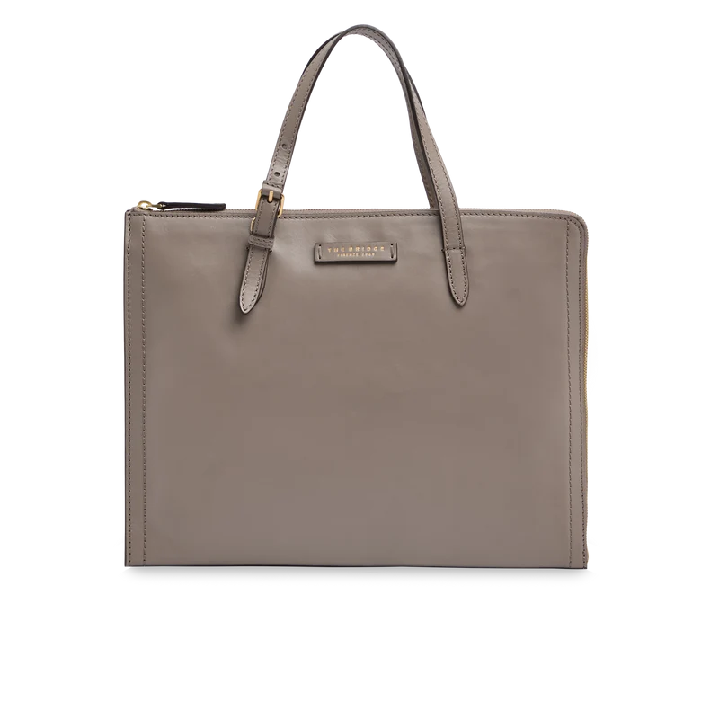 Borsa in pelle porta pc da donna