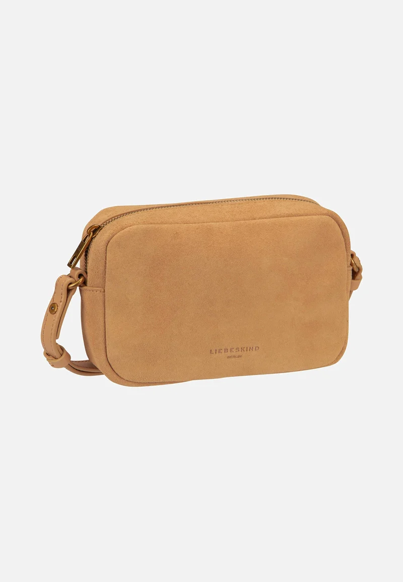 Ella Camera S Suede Beige - Crossbody Bag