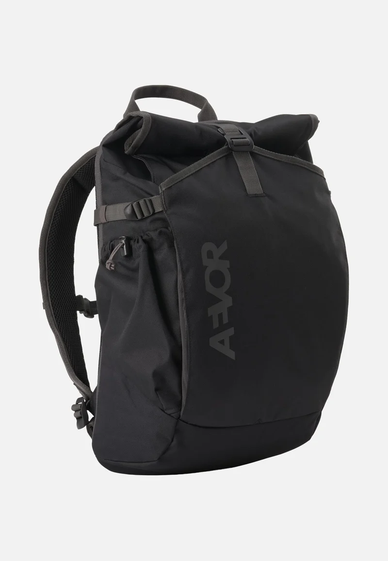Roll Pack Black Charcoal - Rolltop Backpack