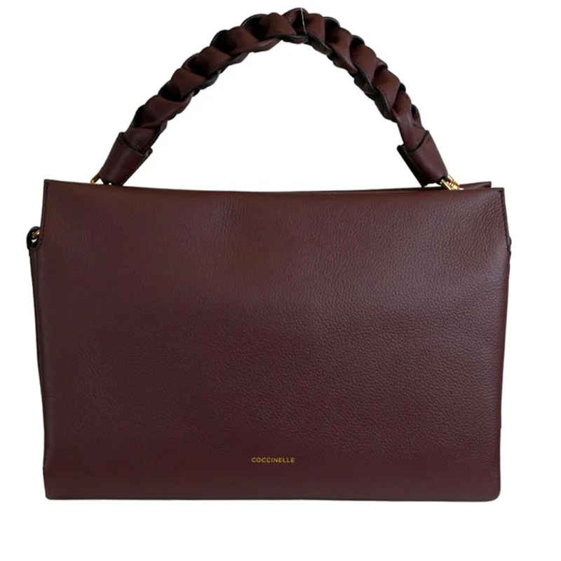 Borsa Donna a Mano COCCINELLE in Pelle linea Boheme Medium colore Berry - Winter Rose