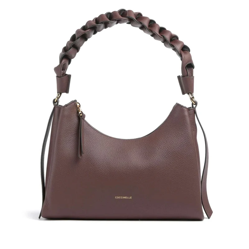 Borsa Donna a Spalla COCCINELLE in Pelle linea Boheme Small colore Berry - Winter Rose