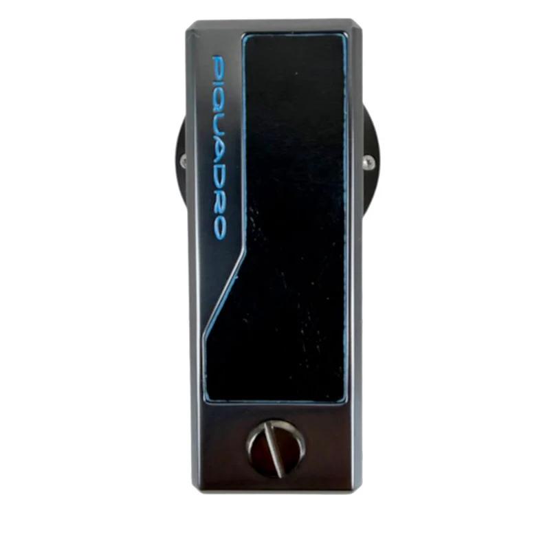Portachiavi Uomo Modular PIQUADRO in Alluminio e Pelle Colore Nero Linea Blue Square - PC7253B2
