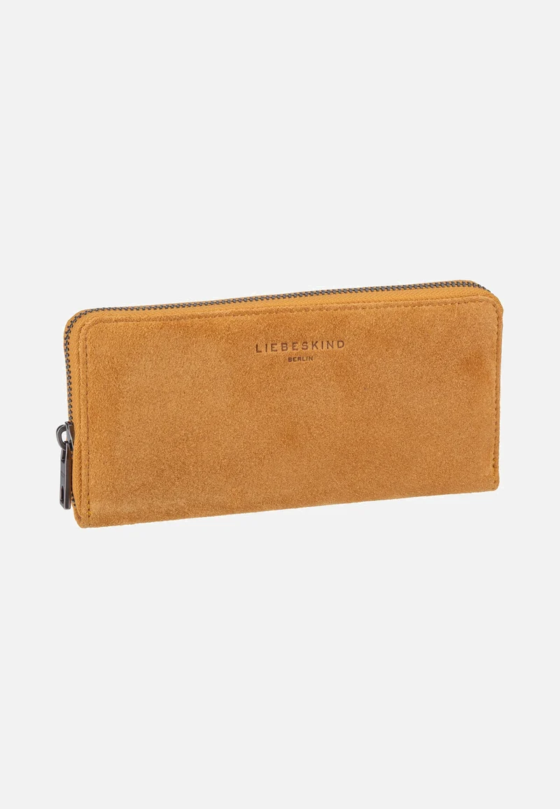 Ines L Suede Honey Suede - Wallet