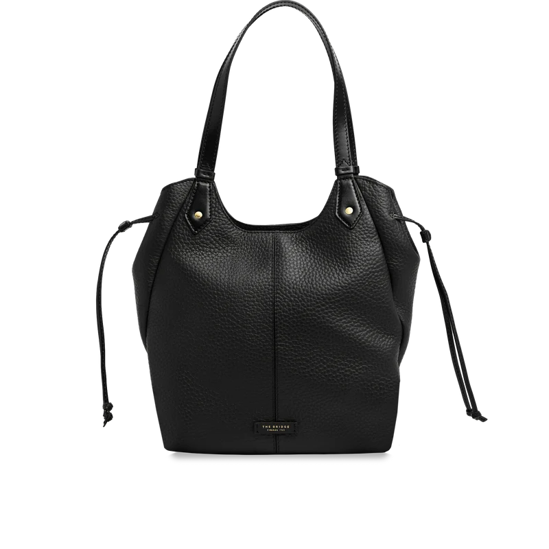 Shopping bag in pelle