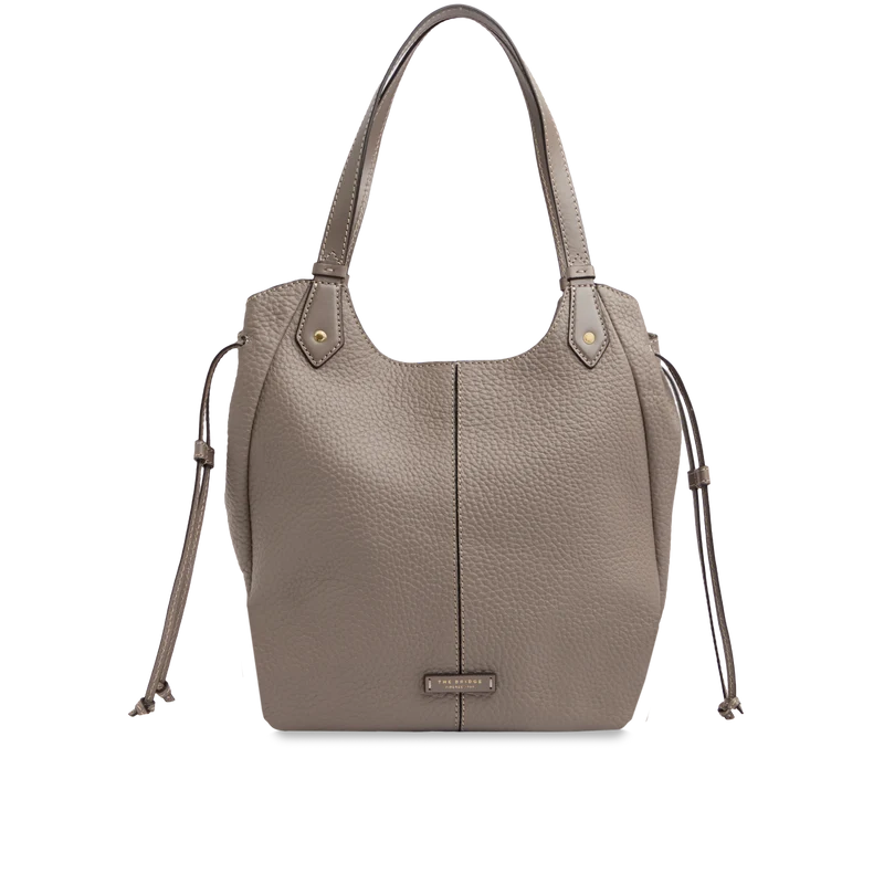 Shopping bag in pelle