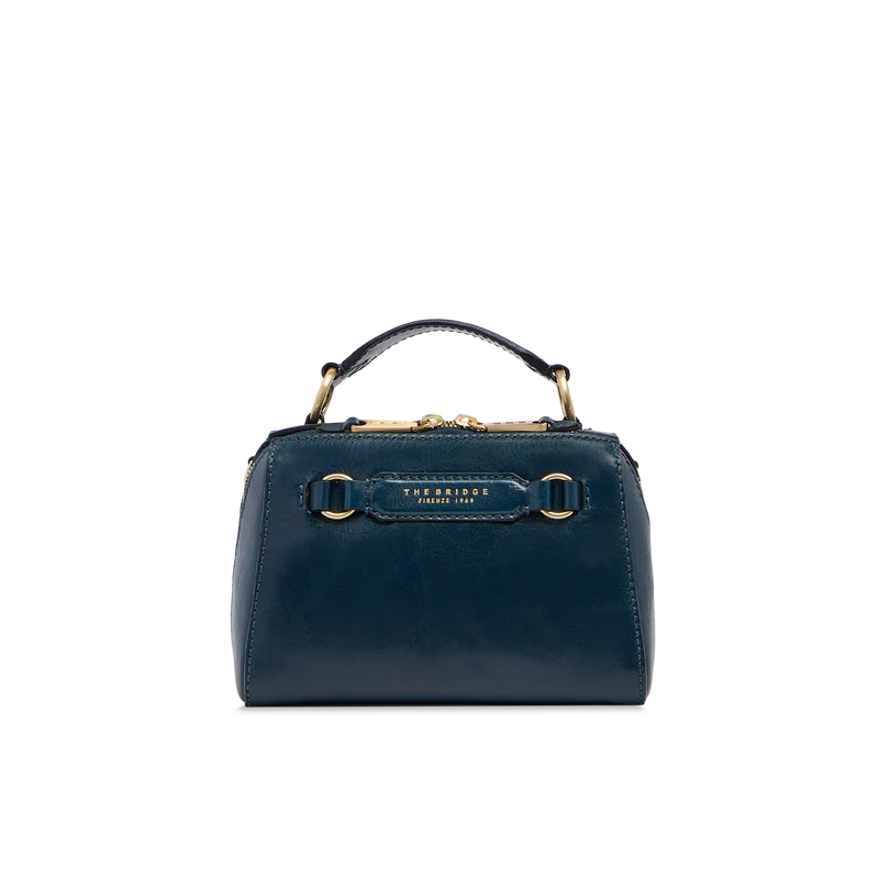Borsa a mano in pelle con tracolla removibile