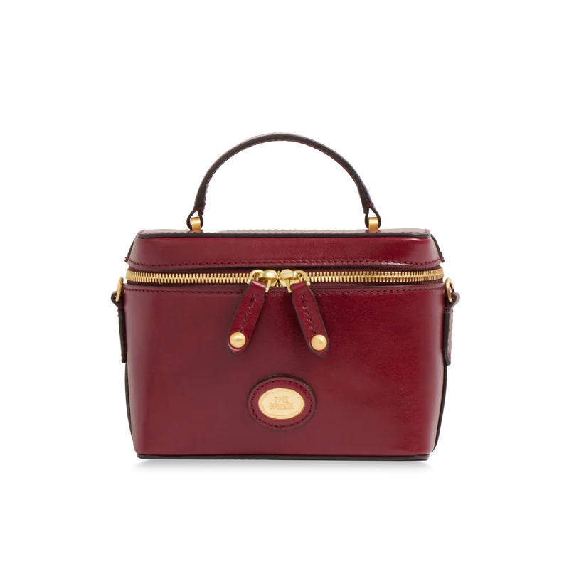 Bauletto in pelle con tracolla removibile