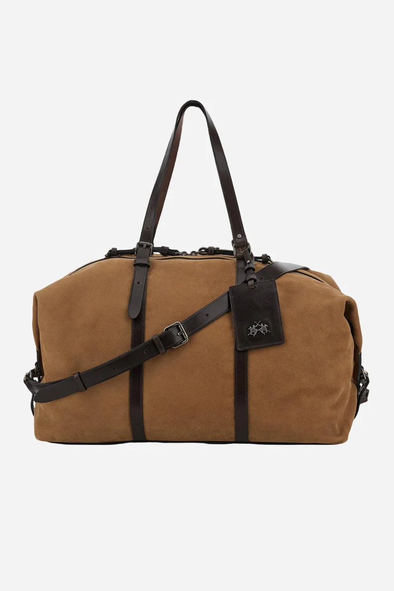 Reisetasche aus genarbtem Nubukleder - Ignacio