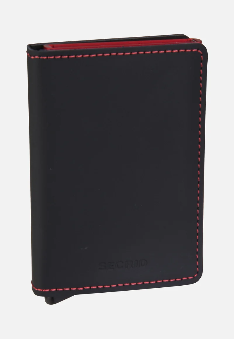 Slimwallet Matte Black & Red - Wallet