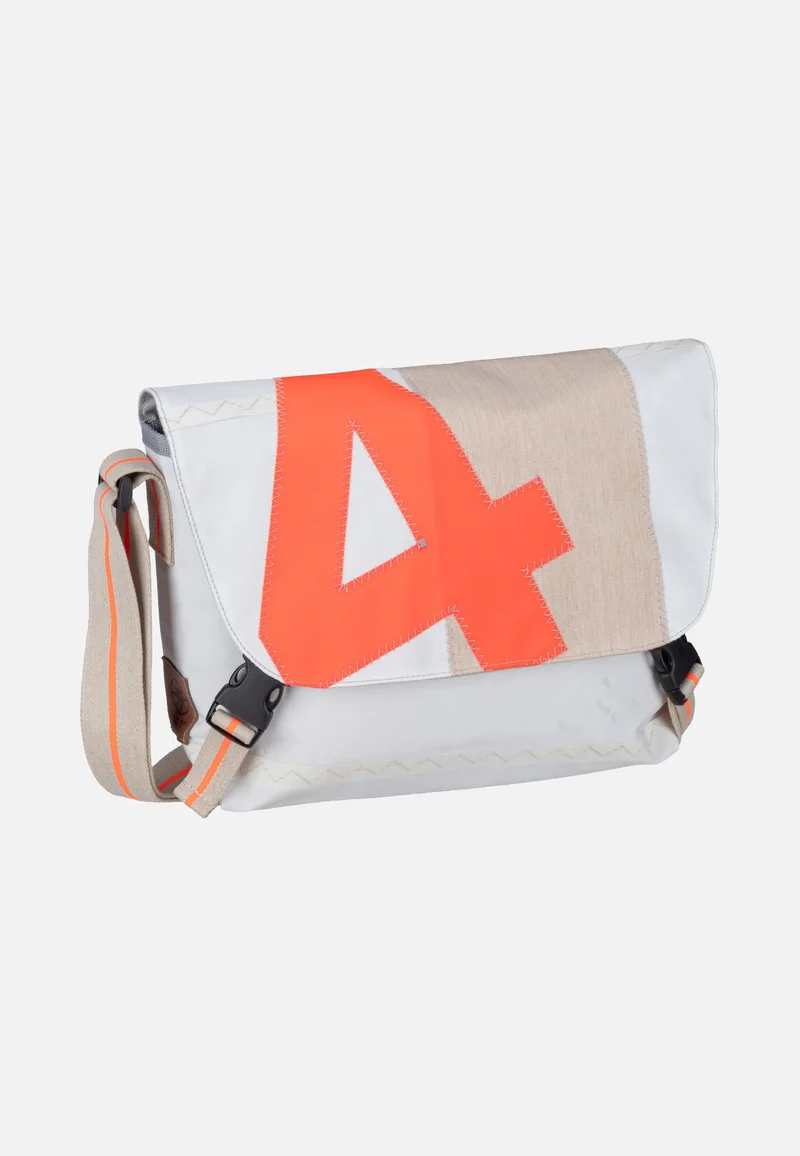 Törn Weiss/Sand/Zahl Orange - Messenger Bag