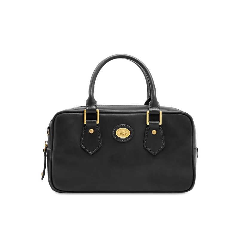 Bauletto in pelle con tracolla removibile