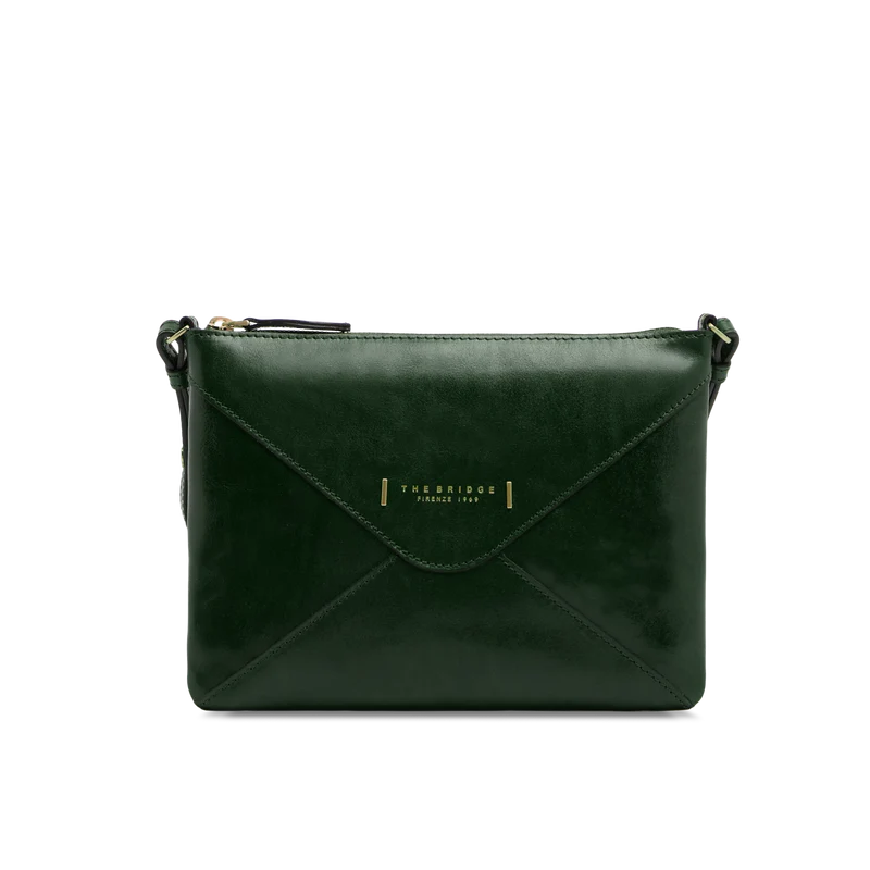 Borsa tracolla pelle chiusa con zip