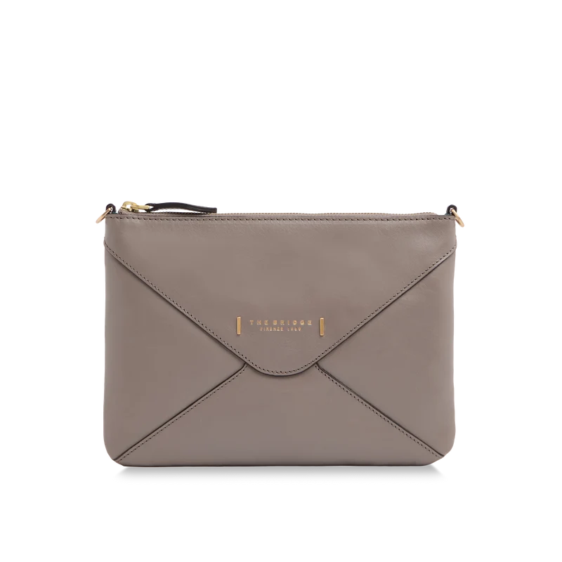 Borsa tracolla pelle chiusa con zip