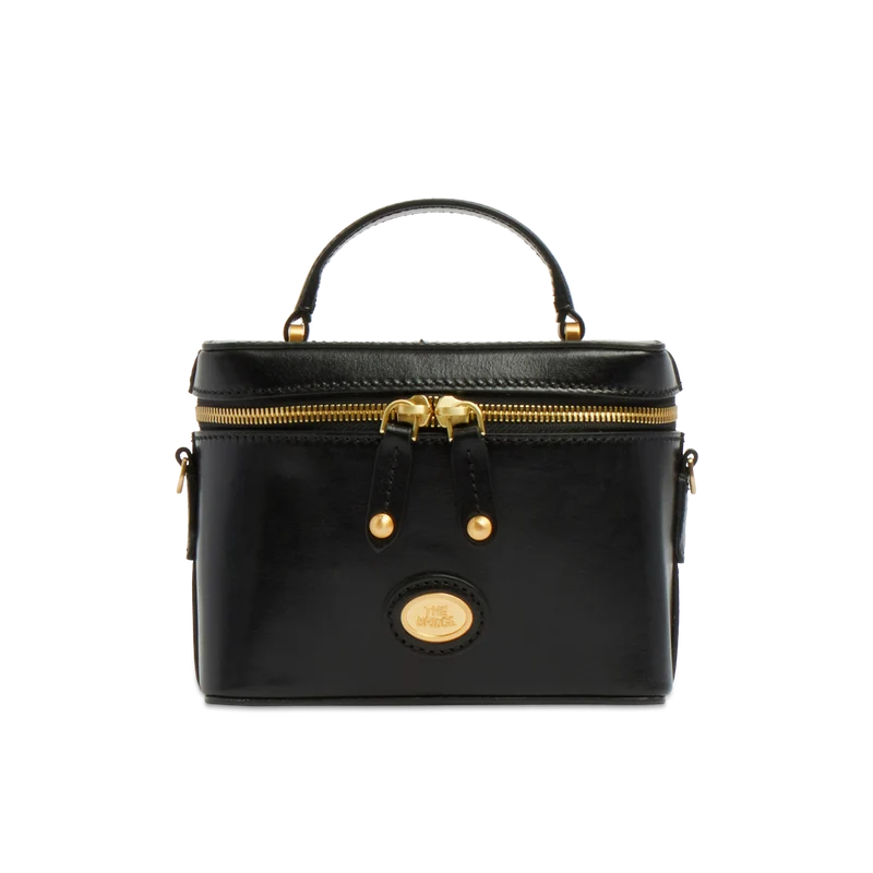 Bauletto in pelle con tracolla removibile