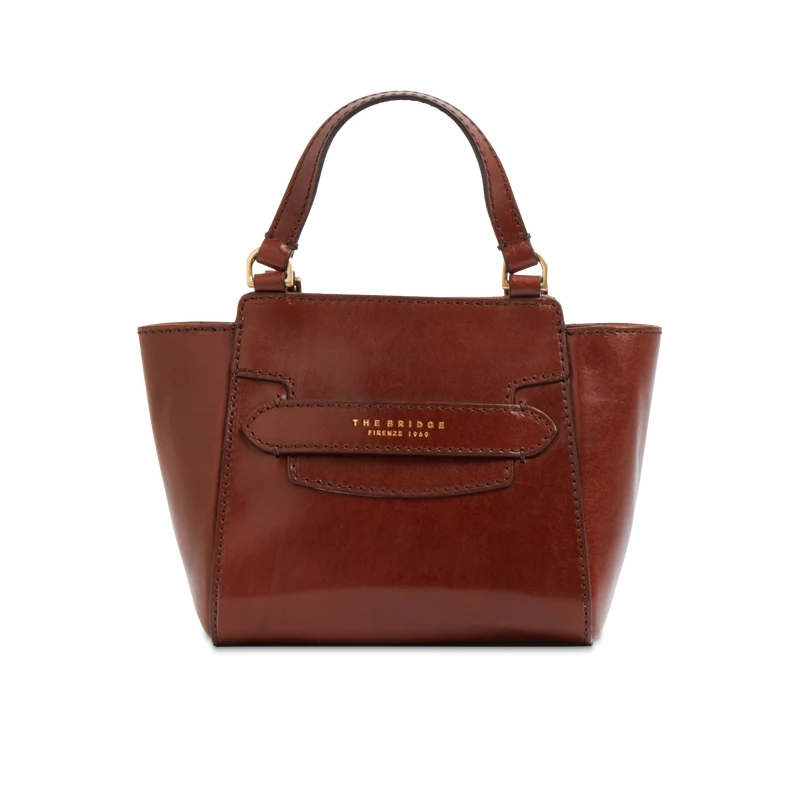 Borsa pelle donna con tracolla removibile