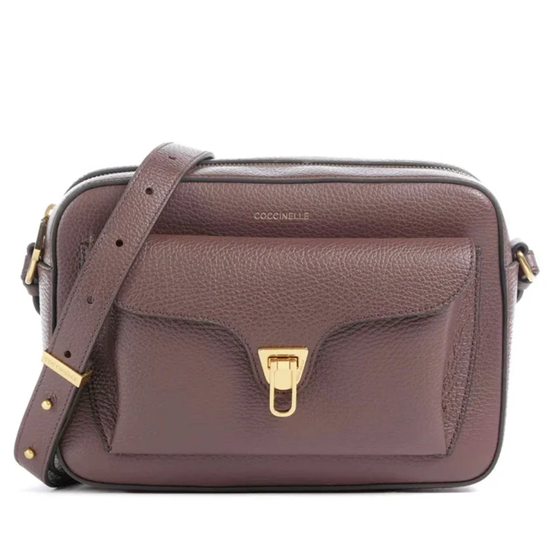 Borsa Donna a Tracolla COCCINELLE in Pelle Berry linea Beat Soft Misura Large