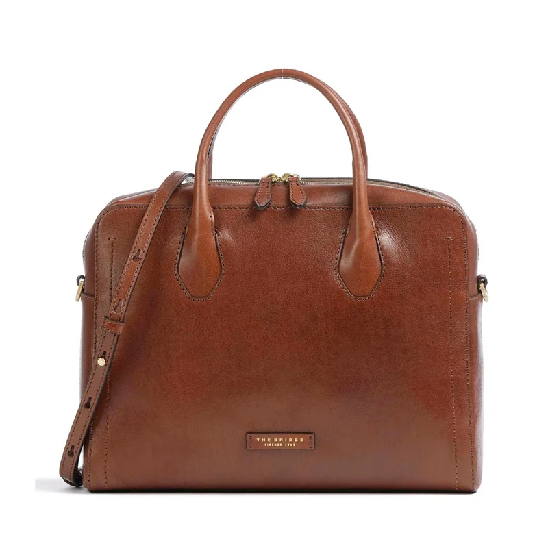 Cartella Donna THE BRIDGE linea Fiona in Pelle Marrone