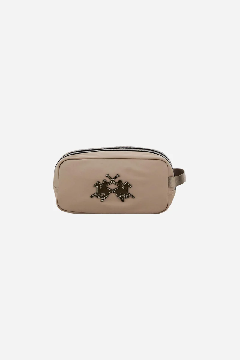 Reiseetui aus technischem Canvas mit Maxi-Logo – Andean Travel Case