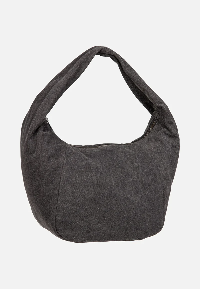 Ferrah M Denim Black - Hobo Bag