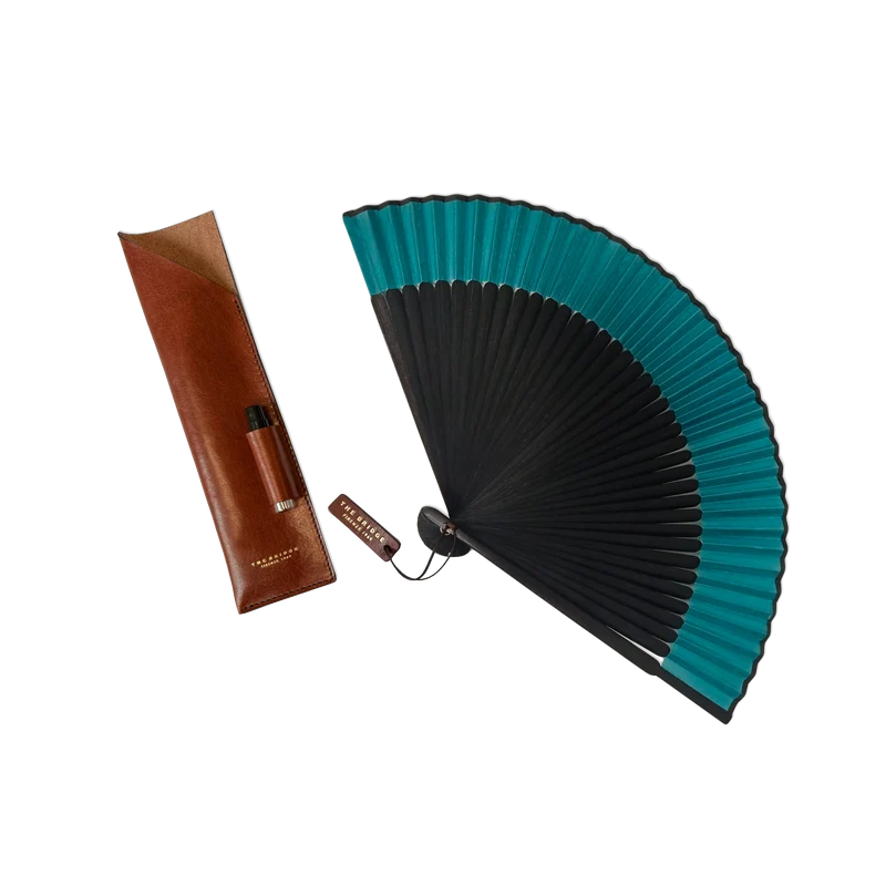 Set Ventaglio con Custodia in Pelle