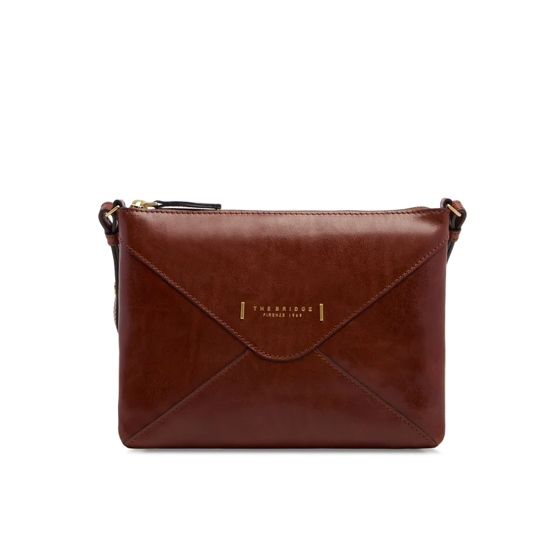 Borsa tracolla pelle chiusa con zip
