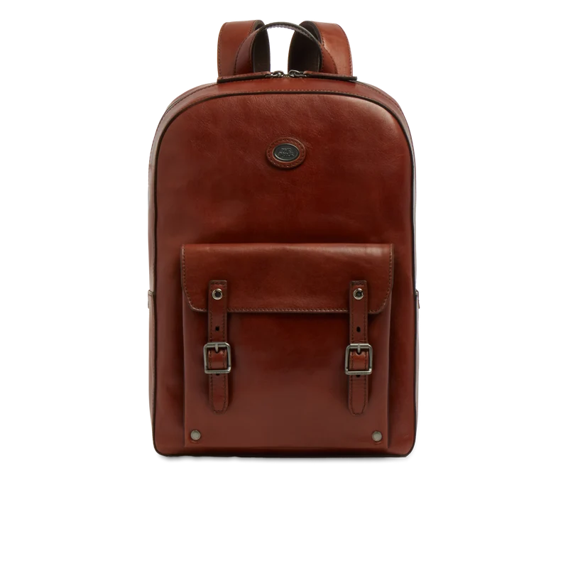 Zaino in pelle porta pc uomo una zip