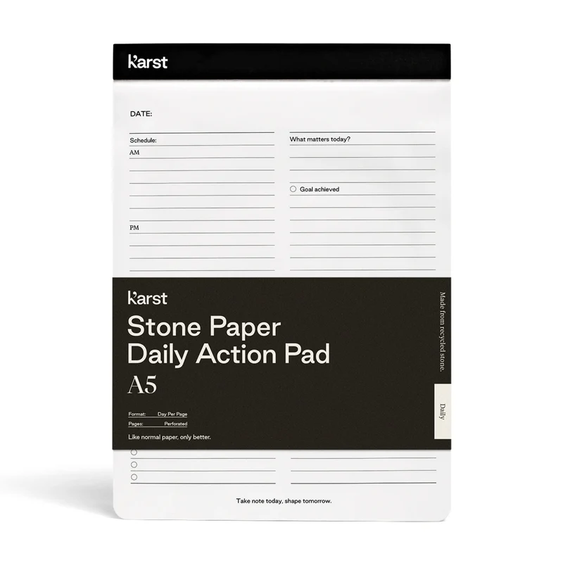 A5 Daily Action Pad