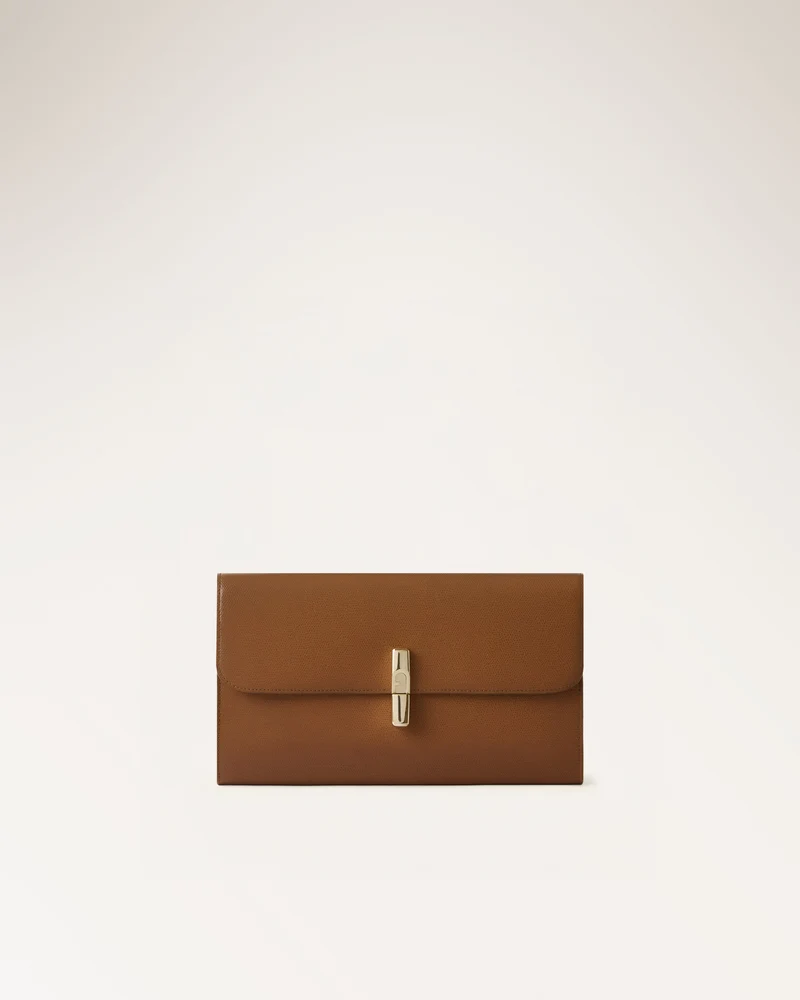 Iride Clutch Cognac H