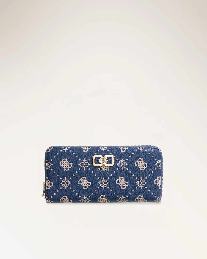 Emelie Logo Slg Lrg Zip Around