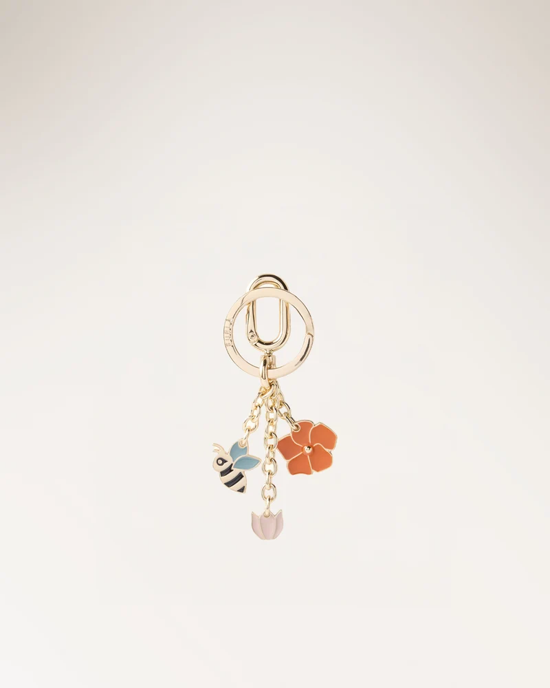 Crystal Keyring Bee&flowers