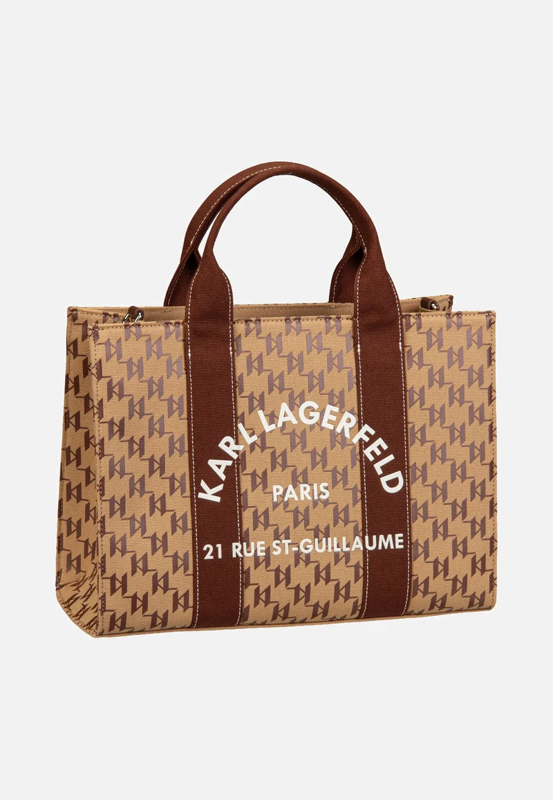 K/RSG Square Mono MD Tote Monogram Nougat Brown - Tote Bag
