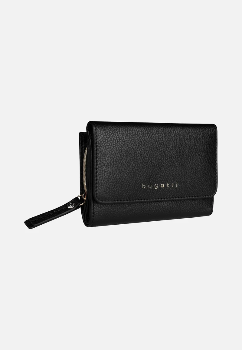 Emilia Ladies Wallet With Flap Black - Wallet