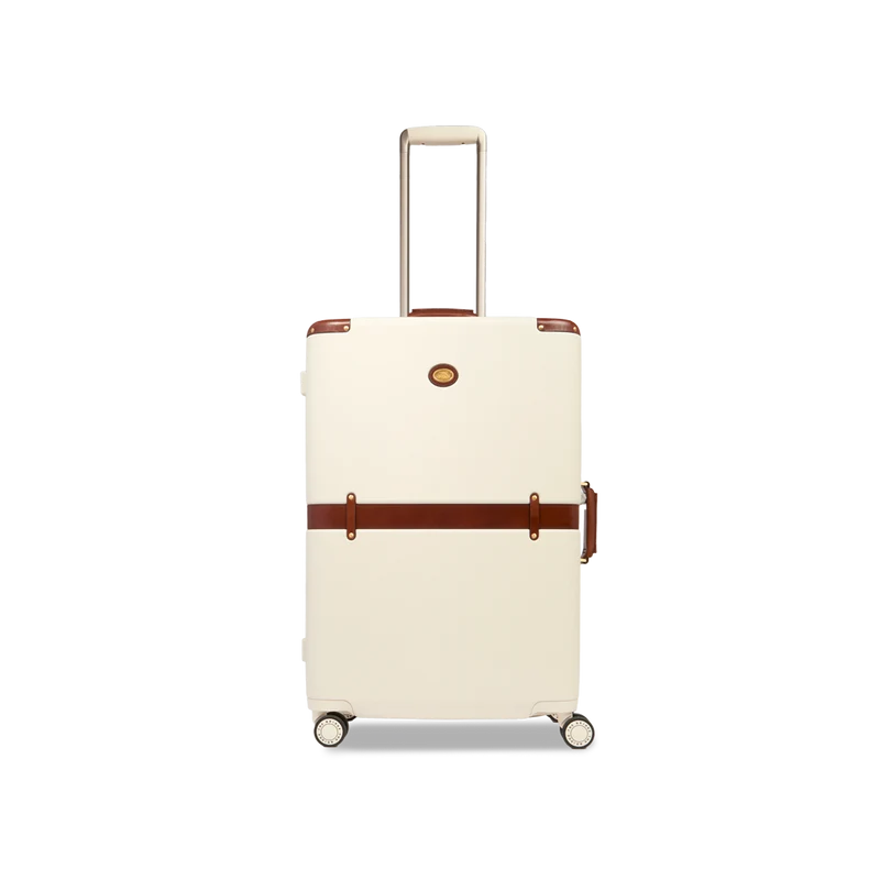 Trolley in pelle e policarbonato medium