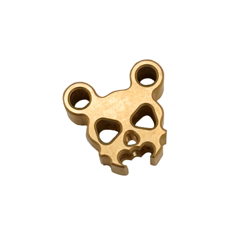 Morbid Mouse Bead Brass