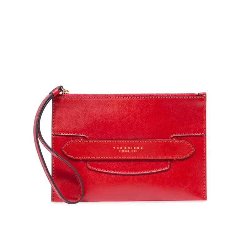 Pochette pelle donna