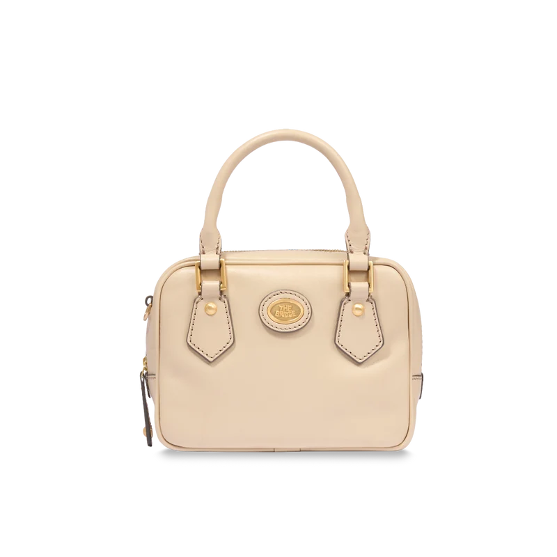Bauletto in pelle con tracolla removibile