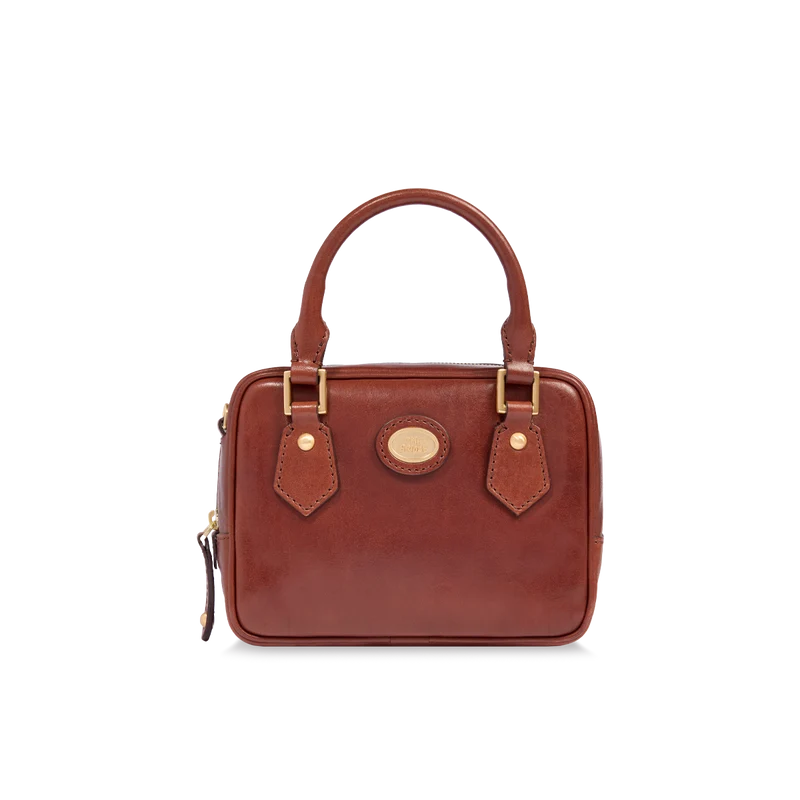 Bauletto in pelle con tracolla removibile